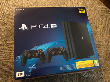 PS4 Pro 1tb - 2 dualshock - 3 videogiochi