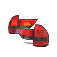 FANALI BMW X3 E83 03-06 LED ROSSO AFFUMICATO