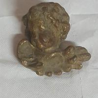 Testa Angelo antico legno 