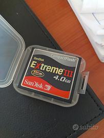Scheda CompactFlash SanDisk Extreme III 4GB CF
