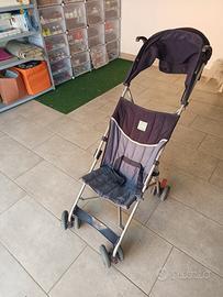 passeggino leggero Babideal blu e grigio
