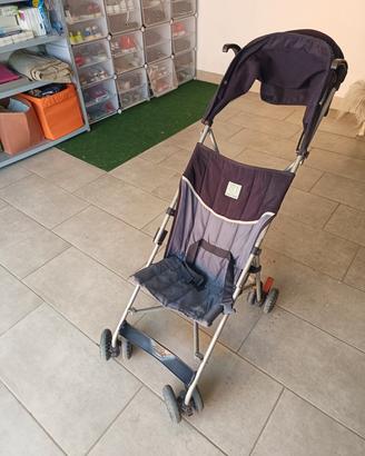 passeggino leggero Babideal blu e grigio