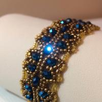 Bracciale elegante artigianale stile retrò anni 40