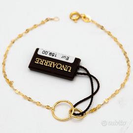 Bracciale Unoaerre oro giallo9kt centrale MO1188