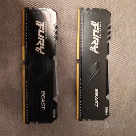 Kingston e yperxfury ddr4 3200mhz RGB 