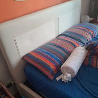 letto matrimoniale con contenitore,senza matteraso