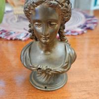 Busto D'epoca Donna Con Acconciatura firmato DORIC