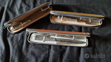 Set posate intarsiate (Argentina) - vintage