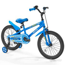 Bici per Bambini Stile BMX da 45,72 cm Blu Robusta