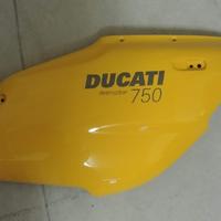 Carena destra gialla Ducati Supersport