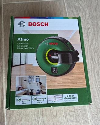 Livella Laser a linee Bosch Atino con metro 