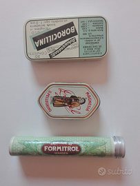 Scatolette in alluminio, anni '60