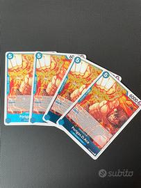 Carta One Piece Portgas.D.Ace ×4