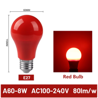 6 lampadine rosse per la sera biohacking