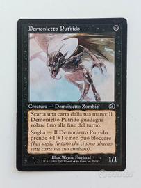 1 x "Demonietto putrido" ITA vintage #77 MTG NM 