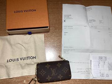 LOUIS VUITTON pochette portachiavi portamonete ori - Abbigliamento