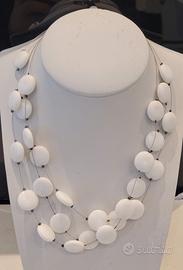 Collana Agata Bianca