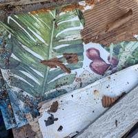 piastrelle, risvoltino e piastrelle pavimento