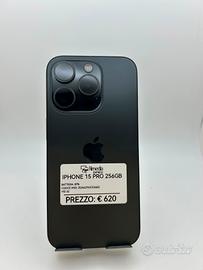 iPhone 15 Pro 256GB nero usato garanzia 