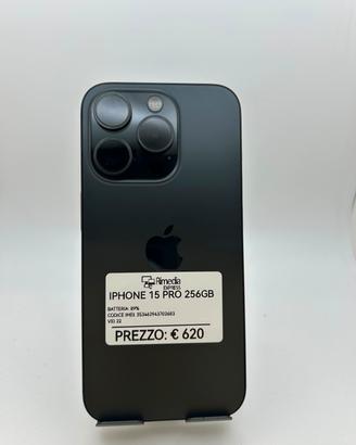iPhone 15 Pro 256GB nero usato garanzia 