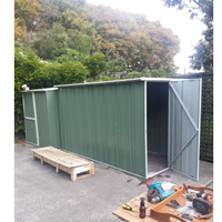 deposito attrezzi giardino 175x307cm - 5,4mq verde