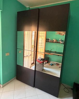 camera da letto matrimoniale armadio ante specchio