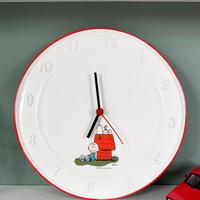 Orologio da muro Snoopy vintage in ceramica