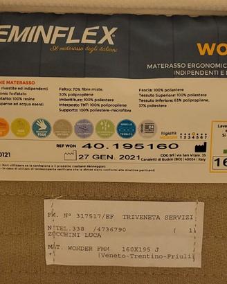 Materasso Eminflex Wonder