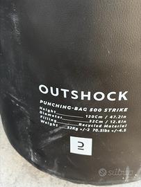 Sacco kick boxing 500 strike peso  32 kg nero