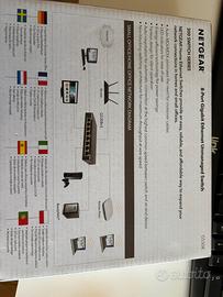 Switch 8 porte Ethernet Netgear