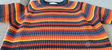 Maglione OVS cotone a righe 126 cm 7/8 anni