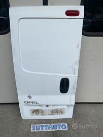 Porta posteriore sinsitra Opel Vivaro 2014 bianca