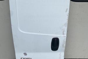 Porta posteriore sinsitra Opel Vivaro 2014 bianca