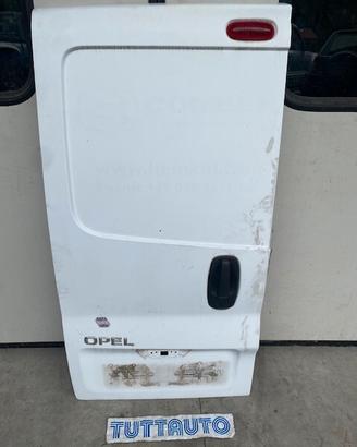 Porta posteriore sinsitra Opel Vivaro 2014 bianca