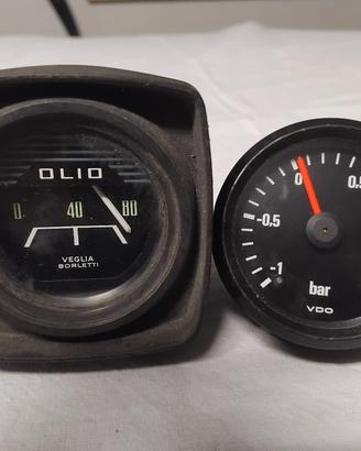 manometri pressione turbo e parabole fiat 126.