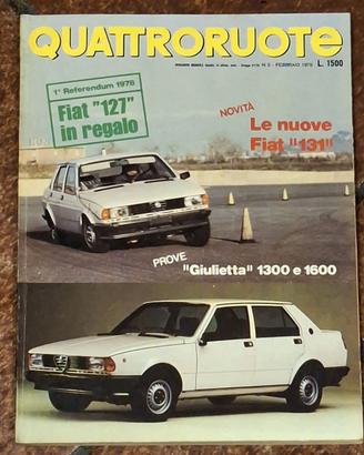 QUATTRORUOTE N. 266 Febbraio '78 Rivista Originale