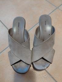 Sabto scamosciati grigi Frau