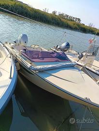 motoscafo + motore + carrello