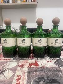 A lotto 4 bott gin vuote con led