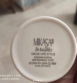 Set Mikasa anni 90 tazzine piatti brocca