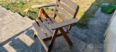 2 sedie poltroncine  foppa pedretti