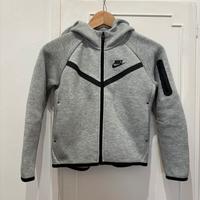 Felpa Nike Tech Unisex Cappuccio Grigio S 128/137