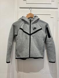 Felpa Nike Tech Unisex Cappuccio Grigio S 128/137