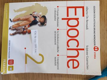 libro scolastico epoche 2