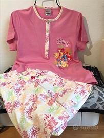 Pigiama bambina Winx 8-9 anni cotone