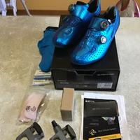 Scarpe Shimano rc9b s-phyre +pedali look+accessori