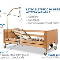 INTERMED - Letto elettrico con sponde per disabili