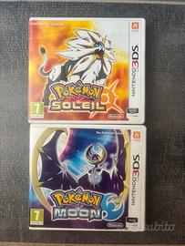 Nintendo 3DS - Lotto 2 giochi Pokemon Sole e Luna