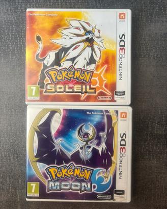 Nintendo 3DS - Lotto 2 giochi Pokemon Sole e Luna