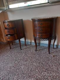 Cassettiere mezzaluna vintage stile Luigi XV